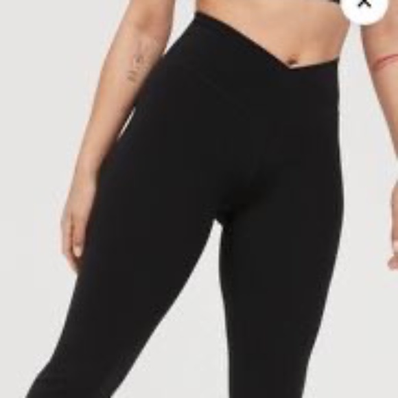 aerie crossover flare leggings shorts for men